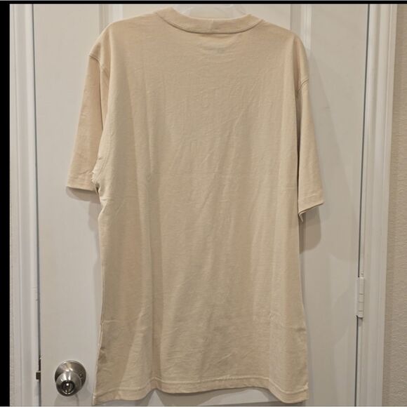 Carhartt Loose Fit Heavyweight Logo Graphic S/S T-Shirt- Oat Milk - Picture 6 of 6